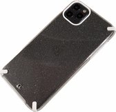 Apple iPhone X / Xs - Silicone transparant hard hoesje Tess wit - Geschikt voor