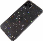 Apple iPhone 11 Pro - Glitter zacht hoesje Lynn transparant ster maan - Geschikt voor