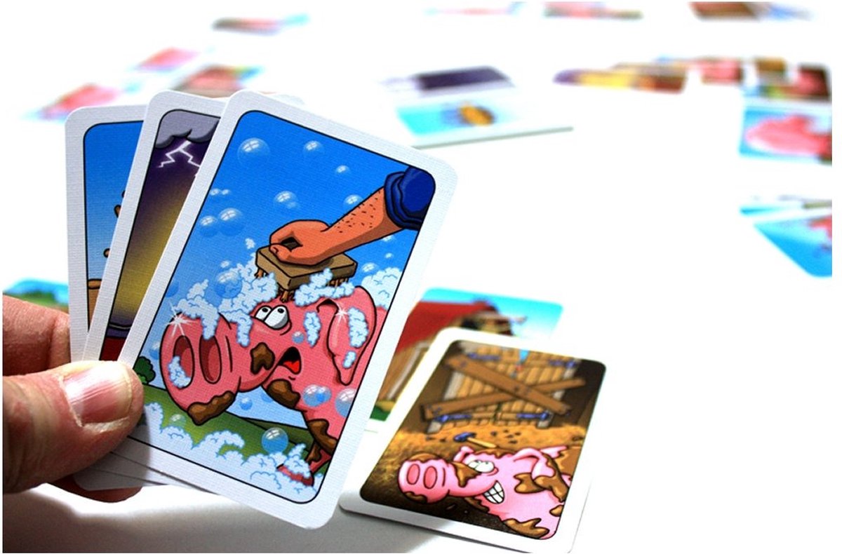 White Goblin Games - Moddervarkens - kinderspel - 2 tot 4 spelers - 15 minuten - Vanaf 7 jaar — afbeelding 6