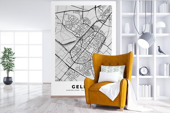Plan de la ville - Geleen - Grijs - Wit