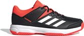 adidas Court Stabil  Sportschoenen - Maat 36 2/3 - Unisex - zwart/wit/rood