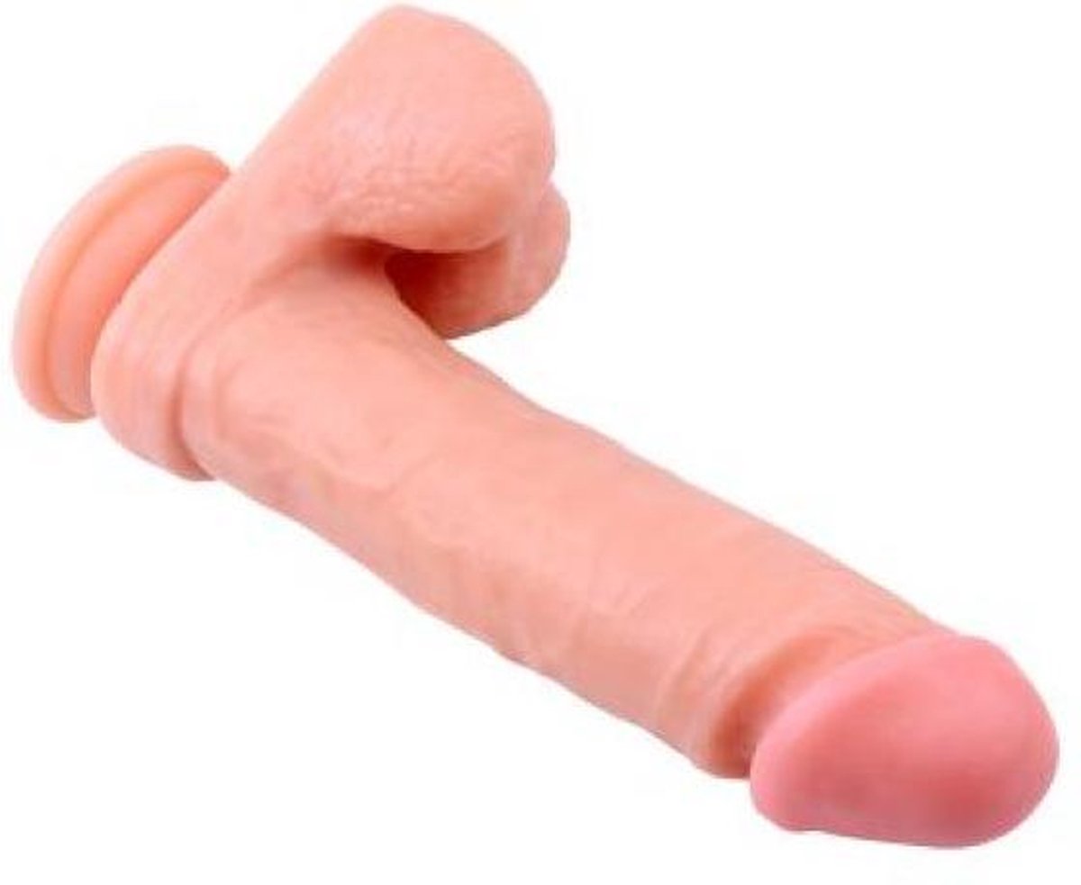 Goedkoopste Dildo met zuignap Korver 21.5 cm x 4.3 cm - beige