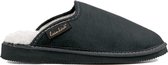 Handgemaakte Lammy pantoffels model Visby Color: Black, Size: 40