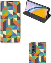 Bookcase OnePlus Nord 2 5G Smart Cover Funky Retro