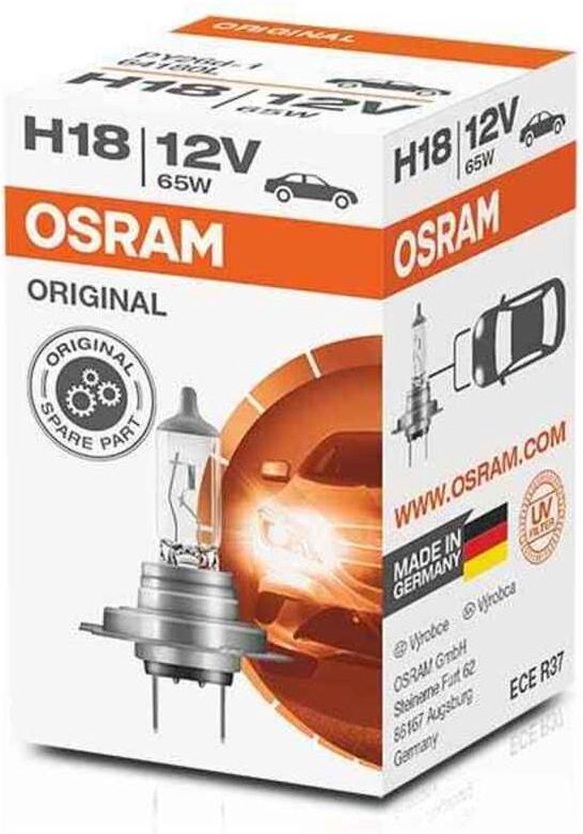 Gloeilamp voor de auto OS64180L Osram OS64180L H18 65W 12V (10 pcs)