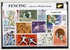 Afbeelding van het spelletje Schermen – Luxe postzegel pakket (A6 formaat) : collectie van 50 verschillende postzegels van schermen – kan als ansichtkaart in een A6 envelop - authentiek cadeau - kado - geschenk - kaart - floret - degen - sabel - mensuur - KNAS - vechtsport