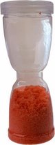 speelzand zandloper junior 14 cm oranje