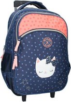 rugzaktrolley Cats Have More Fun 57 x 42 cm navy