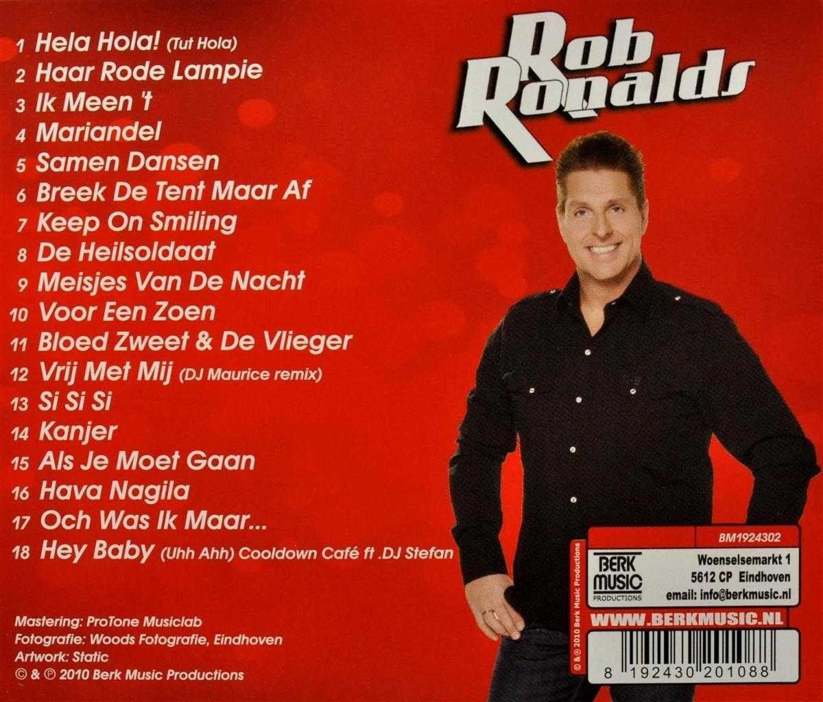 Rob Ronalds - Het Beste Van (10 Jaar) (CD), Rob Ronalds | CD (album) |  Muziek | bol.com