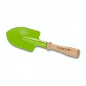 Handschep hout blank groen 22 cm