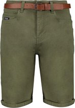 DEELUXE Effen bermuda CITY Khaki