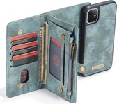 CaseMe 2-in-1 Apple iPhone 11 Hoesje Book Case met Back Cover Blauw