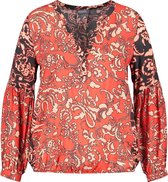 SAMOON Dames Blouse met paisleymotief