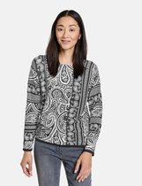 GERRY WEBER Trui met paisleymotief, organic cotton