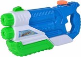 waterpistool Double Blaster 36 cm blauw/groen