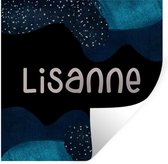 Muurstickers - Sticker Folie - Lisanne - Pastel - Meisje - 120x120 cm - Plakfolie - Muurstickers Kinderkamer - Zelfklevend Behang XXL - Zelfklevend behangpapier - Stickerfolie