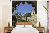 Behang - Fotobehang Sevilla - Tuinen - Paleis - Breedte 190 cm x hoogte 260 cm