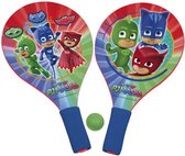 beachballset PJ Masks junior hout blauw/rood 3-delig