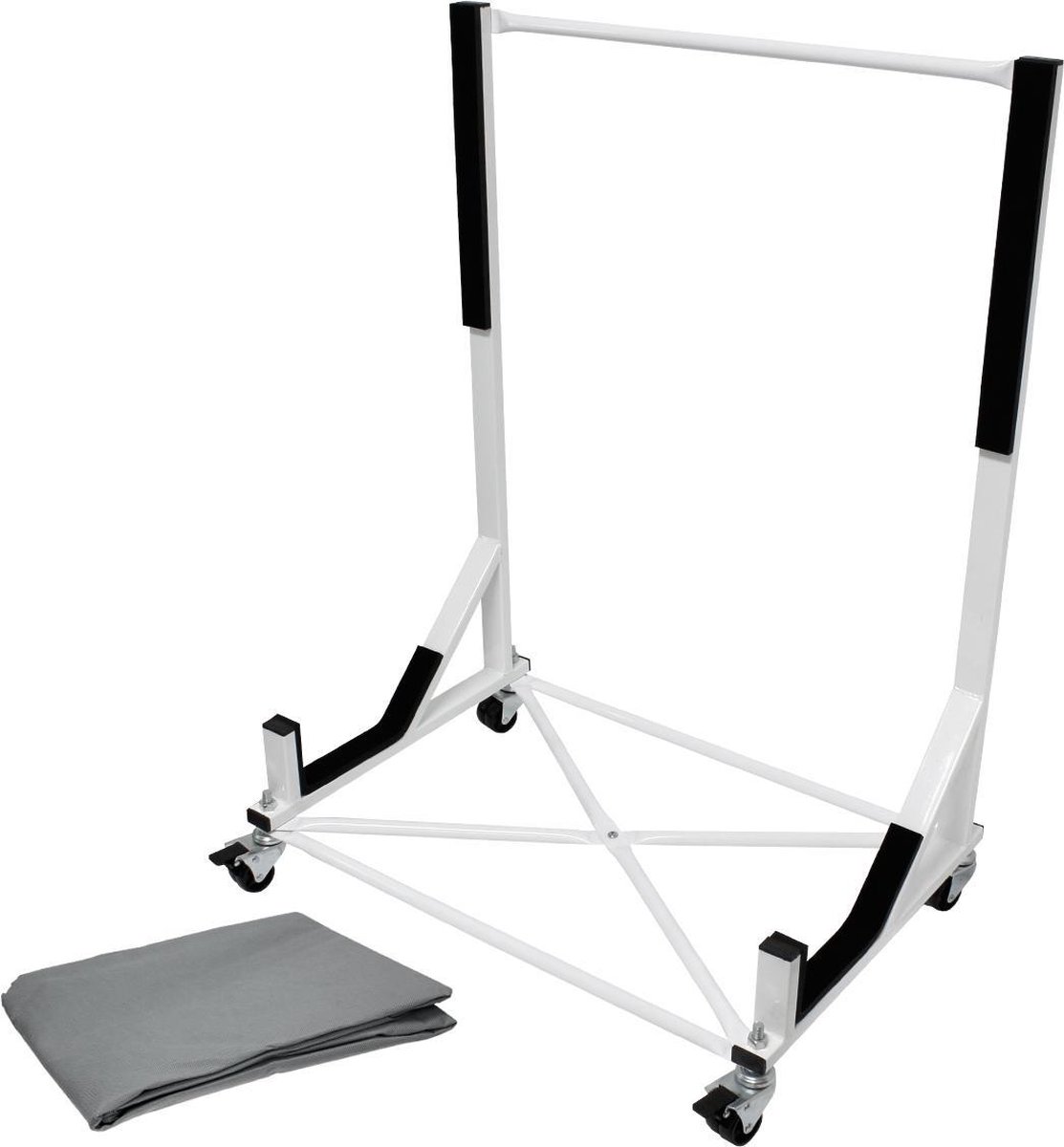 Verstelbare hardtop standaard wit universeel met hoes NIEUW
