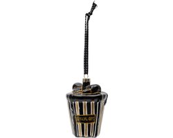 Riviera Maison A Special Gift Ornament - Glas - Zwart - 7.0x7.0x9.5 cm