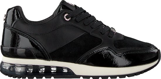 Mexx Eefje Lage sneakers - Dames - Zwart - Maat 37 | bol.com