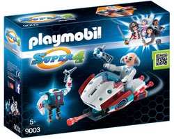 Playmobil Super 4 nr. 9003 Skyjet met Dr. X & robot / Sky Jet et Docteur X