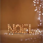 Kerstverlichting Tafeldecoratie Houtkleur - 41 LED - Warm wit