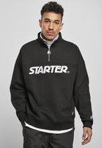 Starter Sweater/trui -XL- Heavy Color Block Troyer Zwart