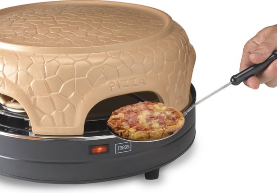 Trebs PizzaGusto 99391 - Pizza Oven voor 6 personen - Inclusief 6 spatels  en pizzavorm | bol.com