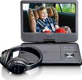 Lenco DVP-1017BK - 10.1" Portable DVD-speler - draaibaar scherm en Bluetooth hoofdtelefoon - Zwart