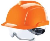 MSA V-Gard 930 geventileerde veiligheidshelm, oranje