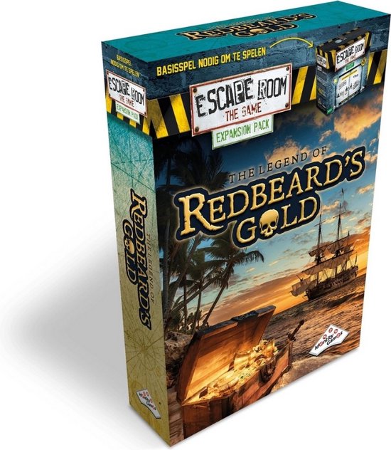 Thumbnail van een extra afbeelding van het spel Uitbreidingsbundel - 3 Stuks - Escape Room - Murder Mystery & The Dentist & Redbeard's Gold