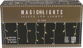 Magic Lights Kerstverlichting Icicle 100 Led 10-15 Meter Warm Wit