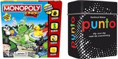 Spellenbundel - 2 Stuks - Monopoly Junior & Punto