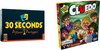 Afbeelding van het spelletje Spellenbundel - 2 Stuks - 30 Seconds & Cluedo Junior