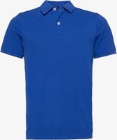 Unsigned heren polo kobalt - Blauw - Maat S