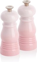 Le Creuset Mini Peper- en zoutset - Shell Pink - 12 cm