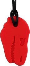 Chewzoo® - Bijtketting Stevig -  Dinosaurus - T-Rex - Dino - Rood