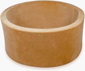 Ballenbak XL Rond 90x40 Soft Velvet Caramel Moje