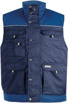 Dassy Hulst Tweekleurige bodywarmer 350051 - Marineblauw/Korenblauw - 2XL