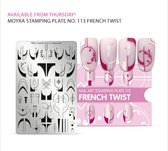 Moyra Stamping plate 113 French Twist