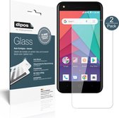 dipos I 2x Pantserfolie helder compatibel met Micromax Bharat Go Beschermfolie 9H screen-protector