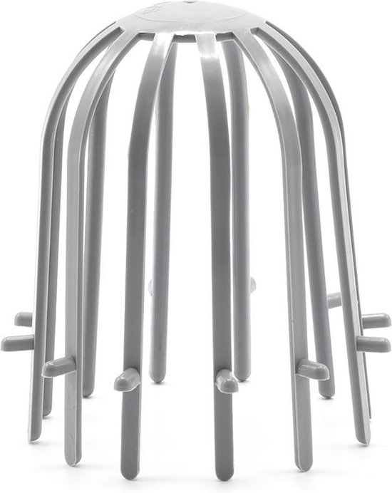 Dakgootbeschermer - Grijze bladvanger Ø80-100mm