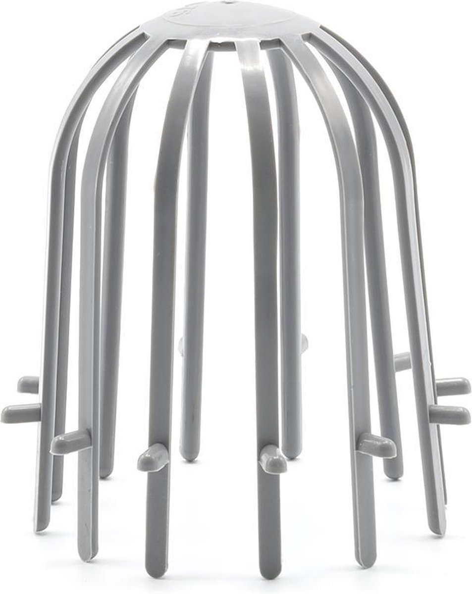 Bladvanger kunststof Ø80-100mm grijs