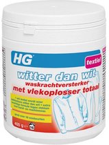 HG witter dan wit waskrachtversterker wasmiddeltoevoeging - 400gr - voor vlekkeloos wit textiel - extra krachtig tegen vlekken - voor handwas & machine