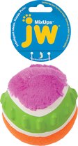 JW Mixups Ribbed Ball - Hondenspeeltje - Hondenbal - Meerkleurig - Large - ø 10 cm