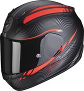 Scorpion EXO 390 Sting - Mat Zwart / Rood