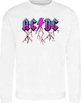 Sweater purple ACDC - White (L)