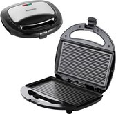 Deubois Contactgrill - Paninigrill - Zwart/Zilver 750W