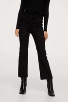 Mango Broek Cropped Flared Broek 17087753 99 Dames Maat - W42